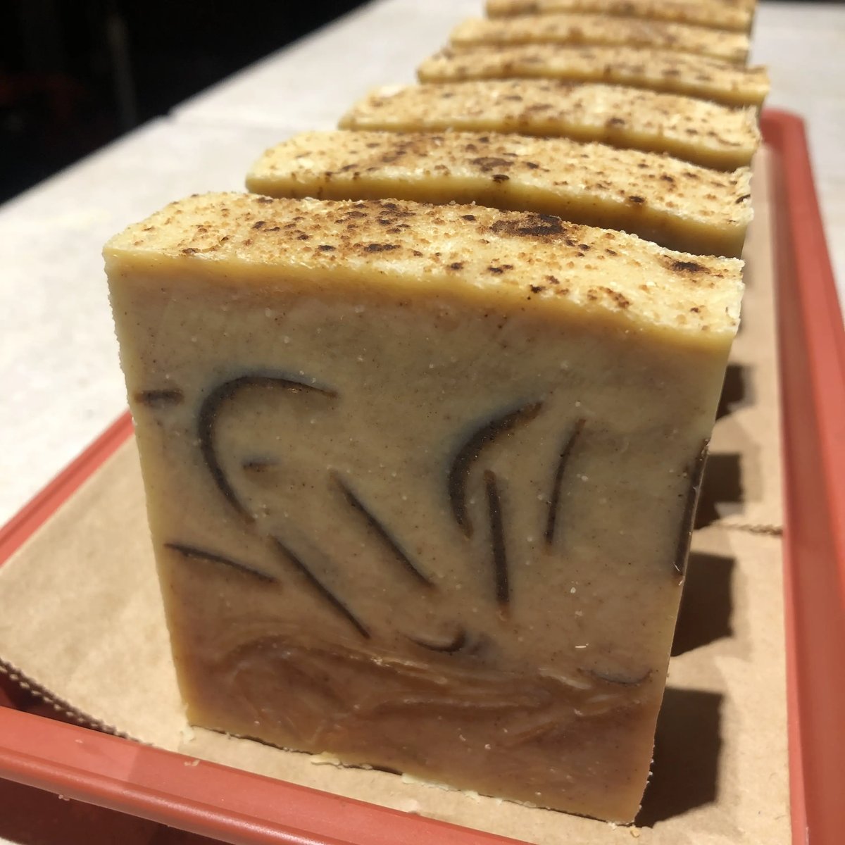 Scrubby Vanilla Latte Oats Soap