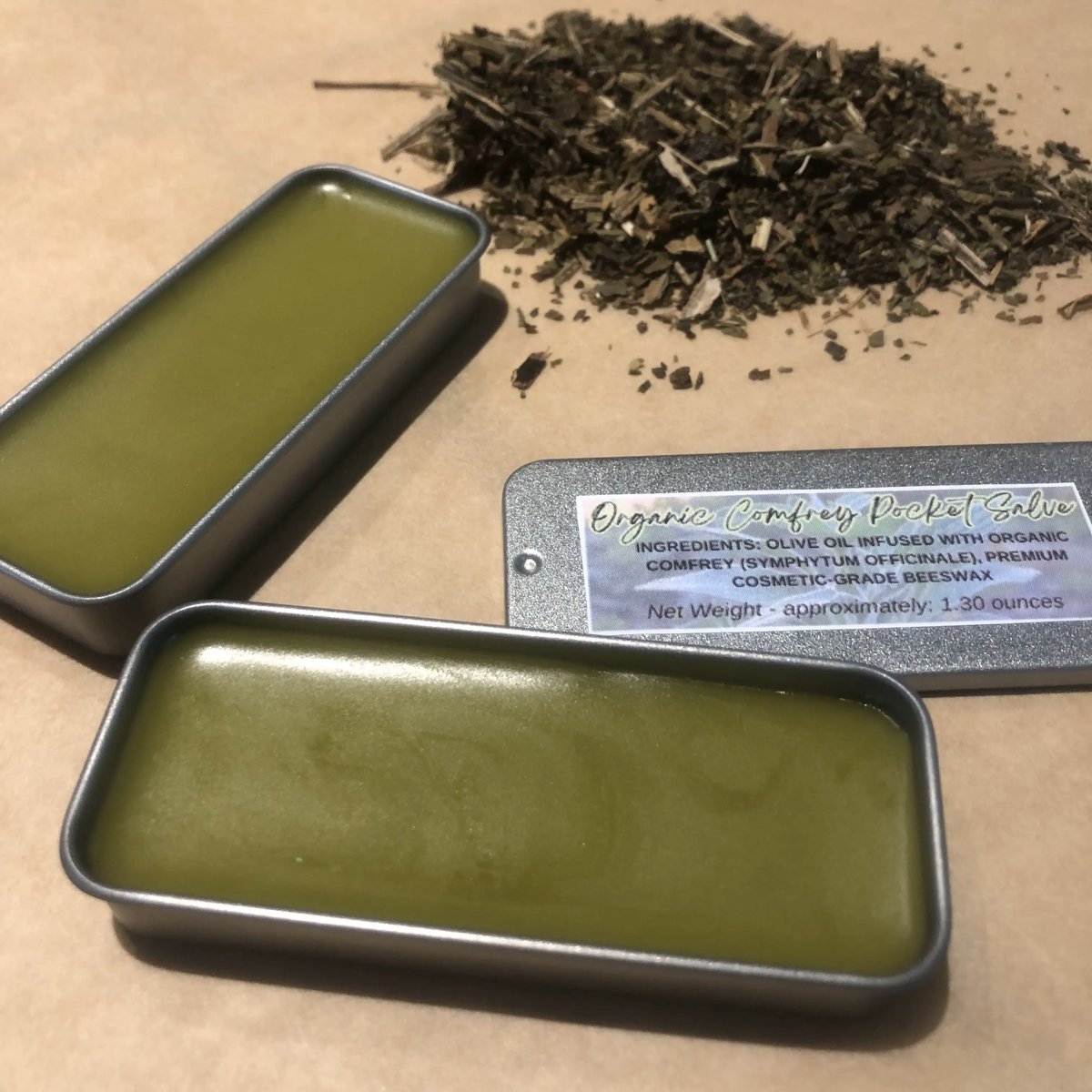 Organic Comfrey Pocket Salve
